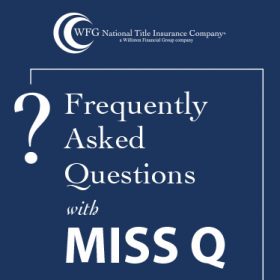 FAQ with Miss Q FAQ with Miss Q